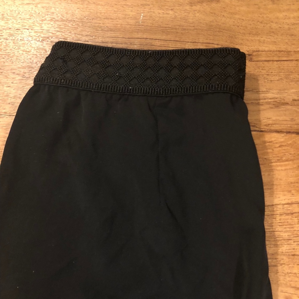 Ankle length black pants